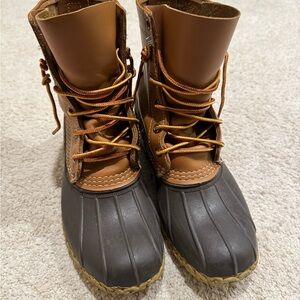 L.L. Bean Brown and Black Winter Boots